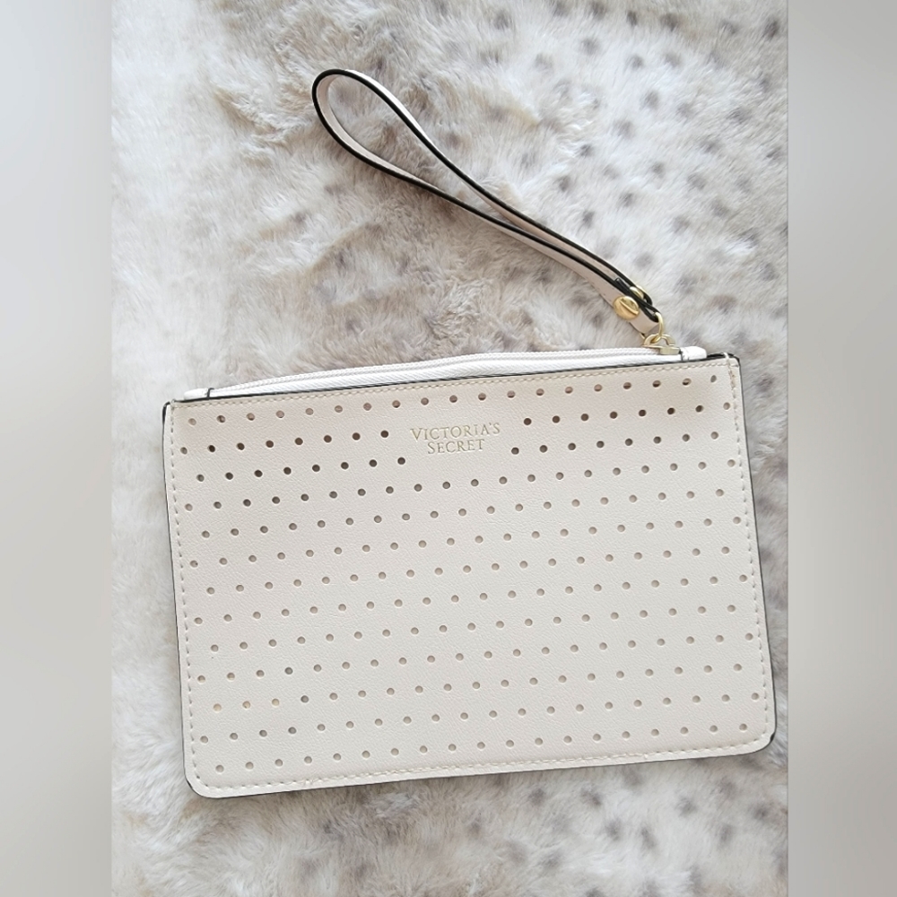 Victoria's Secret perforated wristlet, 8"x5.5"